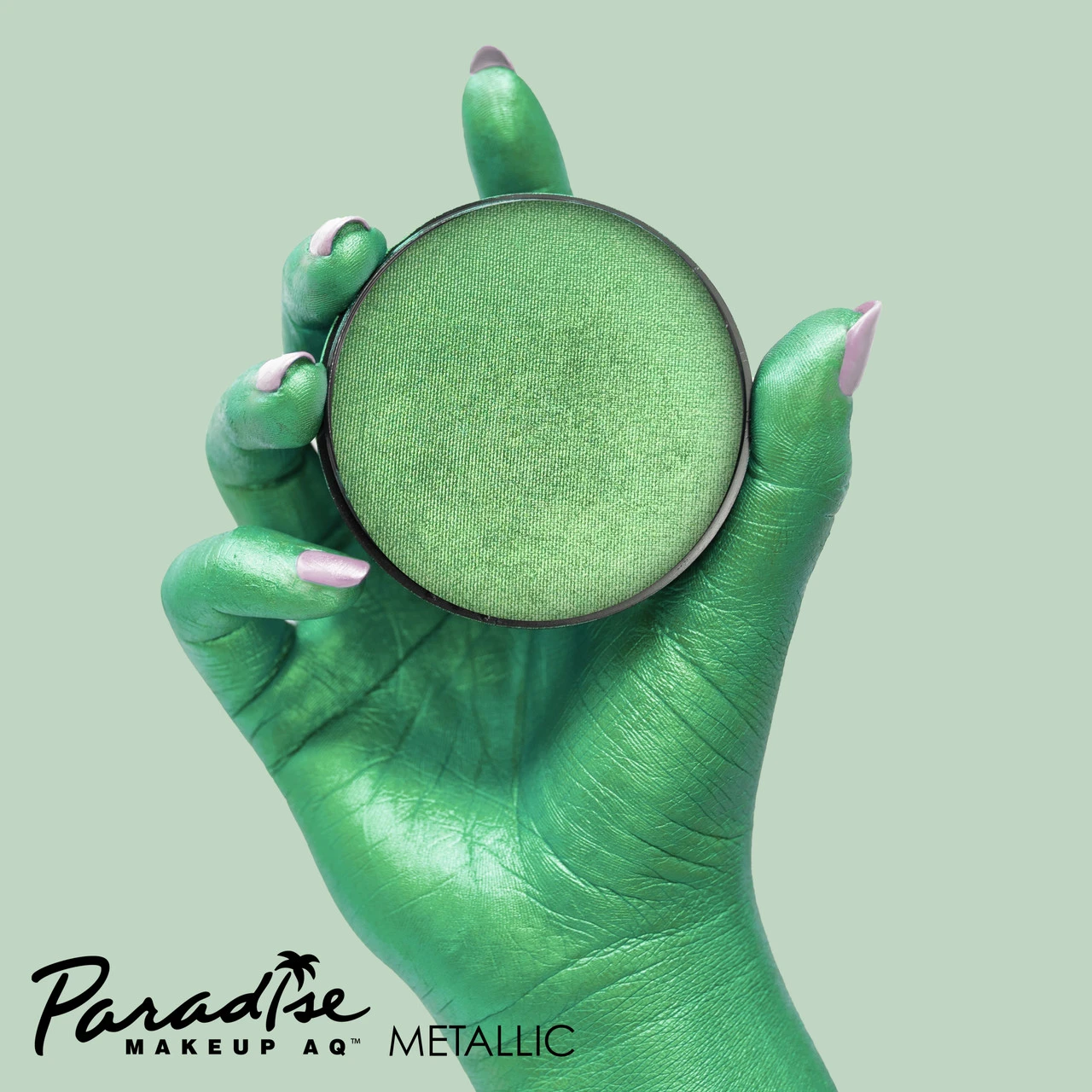 Mehron Paradise Makeup Metallic Green (40 Gram) - Afbeelding 3