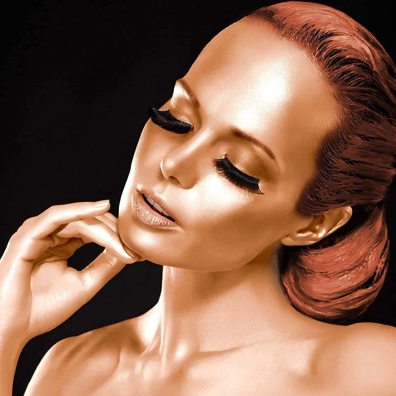 Mehron Paradise Makeup Metallic Orange (40 Gram) - Afbeelding 4