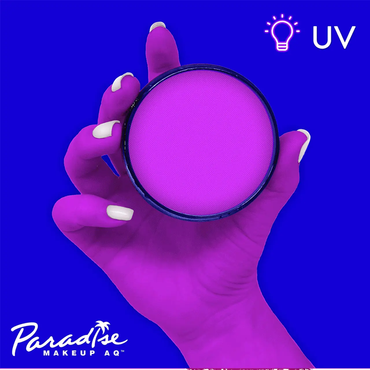 Mehron Paradise Makeup Neon UV Glow Nebula, Purple (40 Gram)