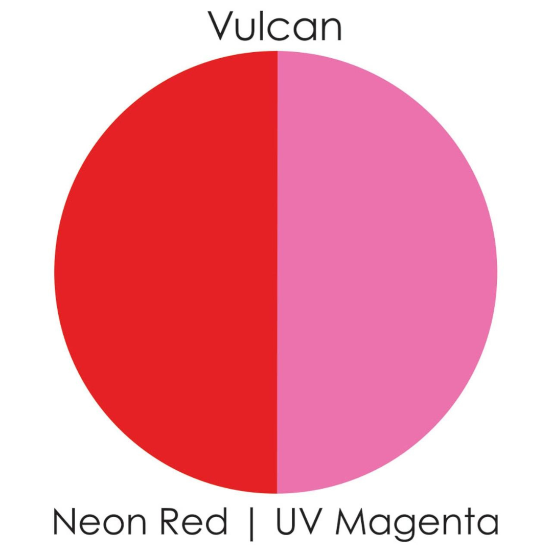 Mehron Paradise Makeup Neon UV Glow Vulcan, Red (40 Gram) - Afbeelding 3