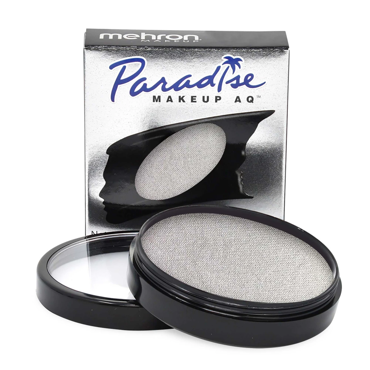 Mehron Paradise Makeup Metallic Silver (40 Gram) - Afbeelding 2