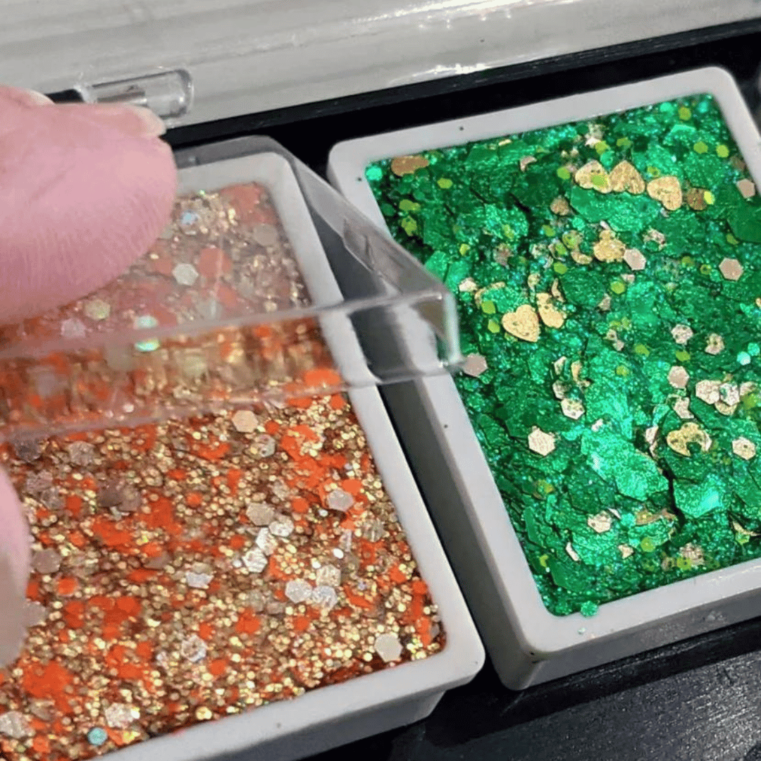 Vivid Glitter Vivid Gleam Glitter Cream Palette - Brilliant (48gr) - Afbeelding 2