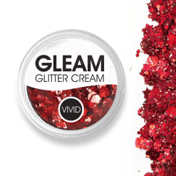 Vivid Glitter Vivid Gleam Glitter Cream - Cardinal (30gr)