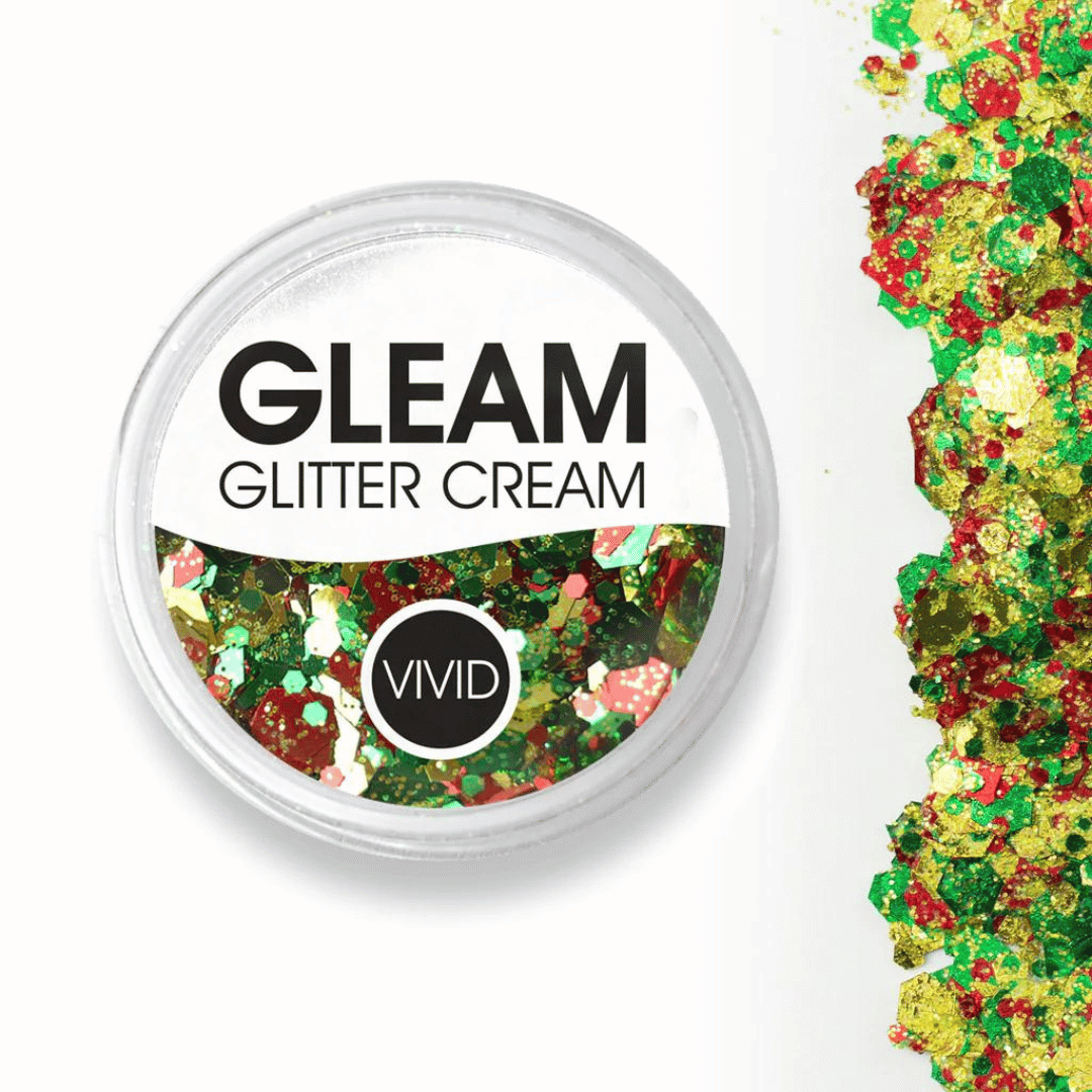 Vivid Glitter Vivid Gleam Glitter Cream - Christmas Miracle (30gr)