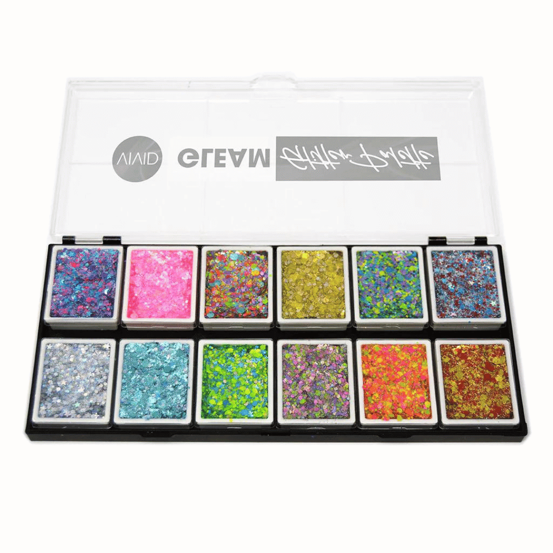 Vivid Glitter Vivid Gleam Glitter Cream Palette - Let's Party (98gr)