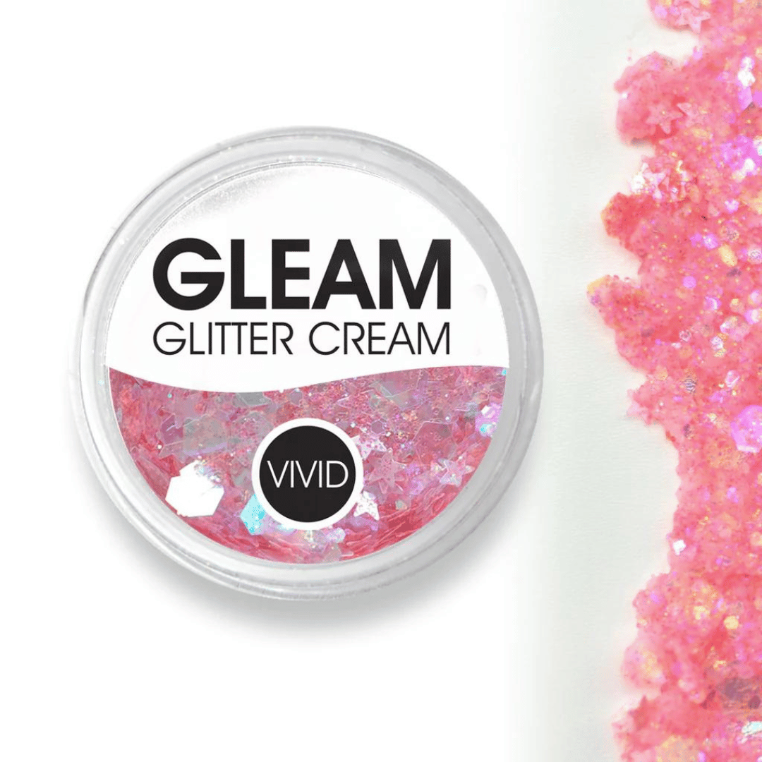 Vivid Glitter Vivid Gleam Glitter Cream - Mystic Melon (30gr)