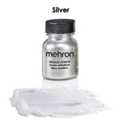 Mehron Metallic Powder Silver (14 Gram)