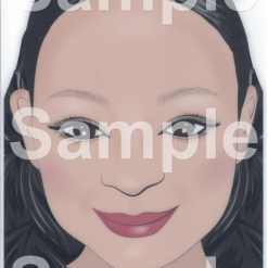 Sally-Ann Lynch Schmink Oefenbord Daisy Formaat A4