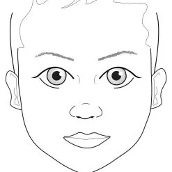 Sally-Ann Lynch Schmink Oefenbord Kind, Formaat A4