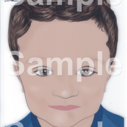 Sally-Ann Lynch Schmink Oefenbord Louie Formaat A4