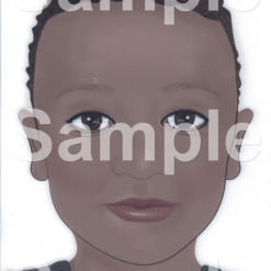 Sally-Ann Lynch Schmink Oefenbord Natty Formaat A4