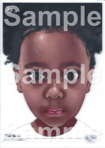 Sally-Ann Lynch Schmink Oefenbord Skye Formaat A4