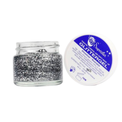 Superstar Glittergel Zilver (15ml)
