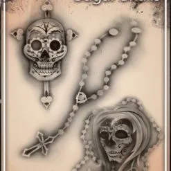 Tattoo Pro™ Wiser's Airbrush TattooPro Stencil - Sugar Skulls