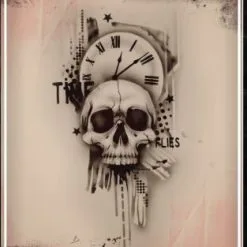 Tattoo Pro™ Wiser's Airbrush TattooPro Stencil - Trash Polka