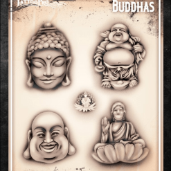 Tattoo Pro™ Wiser's Airbrush TattooPro Stencil – Buddhas