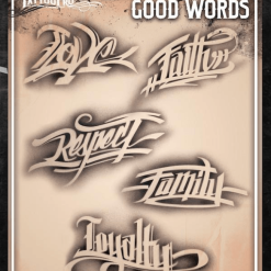 Tattoo Pro™ Wiser's Airbrush TattooPro Stencil – Good Words