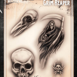 Tattoo Pro™ Wiser's Airbrush TattooPro Stencil – Grim Reaper