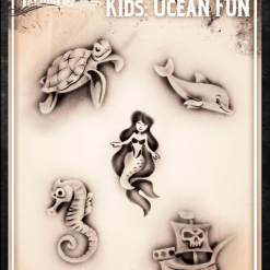 Tattoo Pro™ Wiser's Airbrush TattooPro Stencil – KIDS Ocean Fun