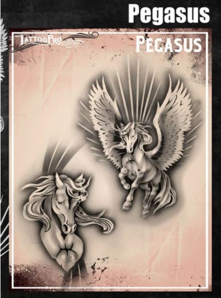 Tattoo Pro™ Wiser's Airbrush TattooPro Stencil – Pegasus