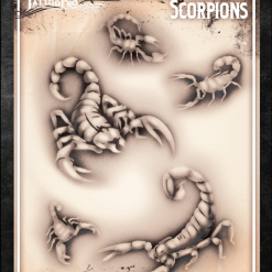 Tattoo Pro™ Wiser's Airbrush TattooPro Stencil – Scorpions